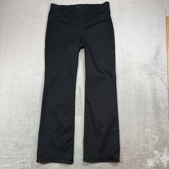 Chico's Pull-On Slim Boot Jegging Jeans Women's 10R Black Casual 1.5 Medium - Picture 1 of 10